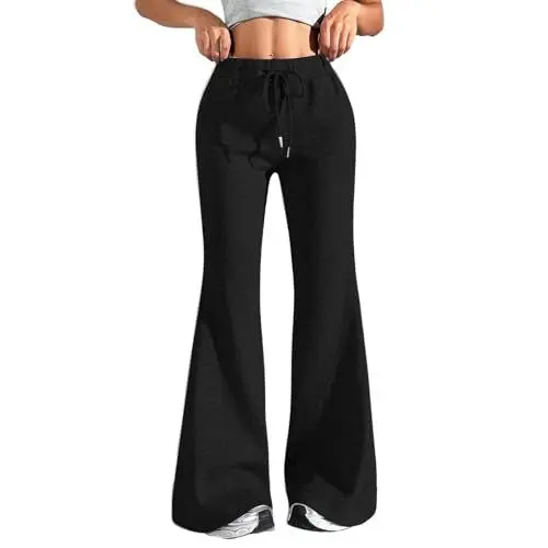 Produktbild: Primedays Jogginghose Damen, Sporthose Damen Lang Baggy Hose Hohe Taille Schlaghose Stretch Weites Bein Hosen High Waist Freizeithose Alle Meine Bestellungen Anzeigen 2025 Deutsch