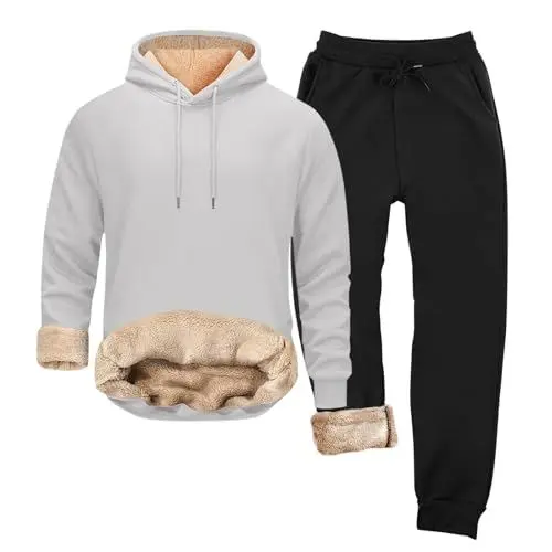 Produktbild: Sportanzug Herren,Jogginganzug Herren 4XL,Weste Herren Anzug,Herren Trainingsjacke,y2k Herren,Hausanzug Herren warm,Hausanzug Herren kuschelig,Hausanzug Kinder,Gym Set,trainingsanzüge