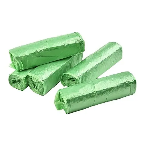 Produktbild: SPORTARC Camping Toilettenbeutel, 5 Rollen, tragbare Toilettenbeutel, maximale Belastung: 10 kg, für tragbare Toiletten, WC-Einlagen für Reisetoilette, strapazierfähig, kompostierbar
