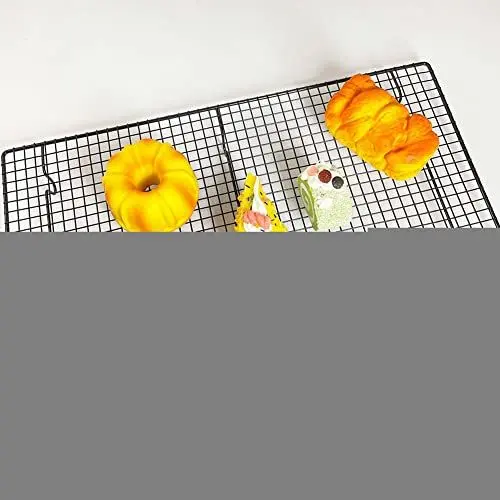 Produktbild: SPORTARC Kühlregal, Edelstahl-Drahtgitter, 40,5 x 25,5 cm, Kuchen-Kühlregal, Antihaft-Keksform, Gitter, zum Backen, Grillen in der Küche