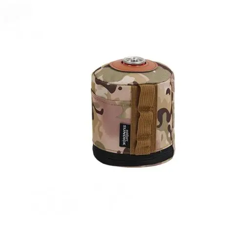 Produktbild: SPORTARC Outdoor Camping Kraftstoffkanister Flachgaszylinder Tankschutz Abdeckung Tasche MC Camouflage (S)