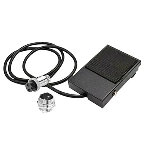 Produktbild: SPORTARC Schweißer-Fußpedal, Handmetall-Fußpedalschalter, 2-poliger Stecker, Punktschweiß-Tig-Taschenlampe für WIG-Schweißmaschinen, Power-Fußplatten-Steuergeräte