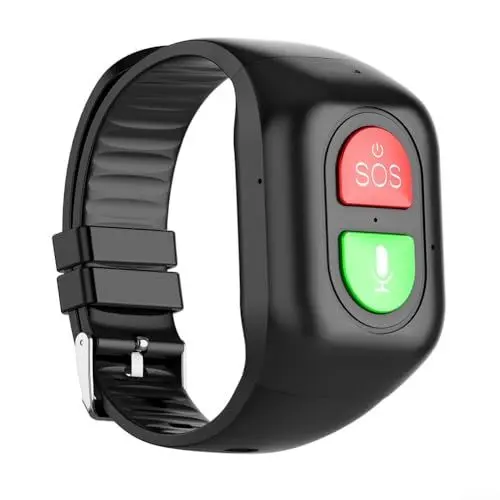 Produktbild: SPORTARC Sturzerkennung Positionierung 4G Smartwatch, Herzfrequenz und Blutdruck Gesundheit Sturzerkennung Smart Watch Absturzwarngeräte für ältere Menschen GPS-Positionierung