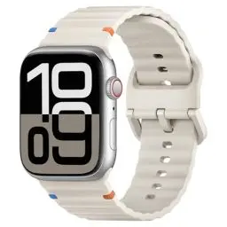 Produktbild: Sportarmband für Apple Watch Armband 40mm 41mm 38mm 42mm 45mm 44mm 46mm iWatch Band für Damen Herren,Weich Silikon Sport Apfelband Armbänder für Apple Watch Series 10 9 8 7 6 5 4 3 SE 2nd Ultra/2 49mm