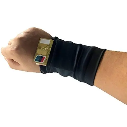 Produktbild: Sport-Handgelenktasche, Lauftasche, Sporttasche, Geldbörse, Handgelenk-Handyhalter, Radfahren, Handykarten für Reisen, Übungen (Schwarz)