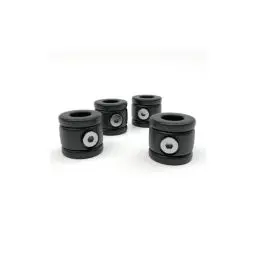 Produktbild: Sportime Guardian Stellring/Torwart-Stopper | Robuste Stopper für 16 mm Tischfußballstangen | 4er Set für Turnierkickertische | Made in Germany | Inkl. Schrauben und Muttern