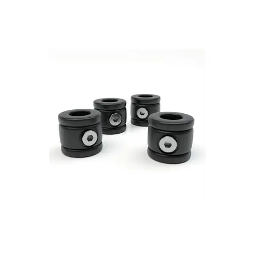 Produktbild: Sportime Guardian Stellring/Torwart-Stopper | Robuste Stopper für 16 mm Tischfußballstangen | 4er Set für Turnierkickertische | Made in Germany | Inkl. Schrauben und Muttern
