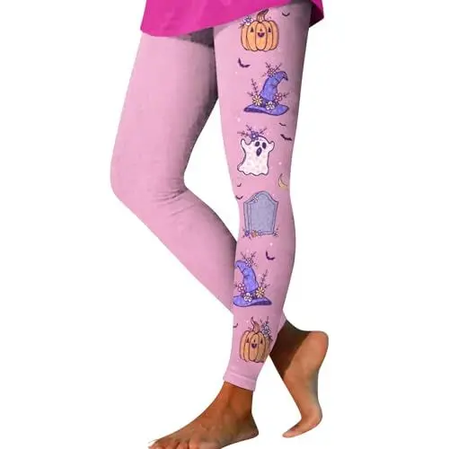 Produktbild: sportleggins Damen lang reitleggings mädchen bauchweg Hose Damen Bunte Leggings kompressionshosen Damen Reithose weiß wanderleggings Damen Herbst Fitness yogahose Damen lang