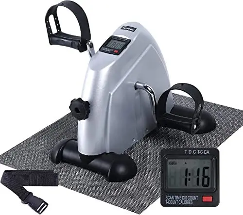 Produktbild: Sportneer Pedaltrainer für Senioren, Mini Heimtrainer mit LCD-Display, Fitnessgeräte für Zuhause – Tischfahrrad, Ergometer Senioren, Arm- und Beintrainer für Senioren mit Anti-Rutsch-Matte
