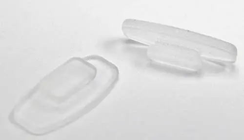 Produktbild: SPORTS WORLD VISION Hochwertige Weiche Silikon Nasenpads Rechteckig Einschieben Eindrücken Nasenpads - 11 mm 3 Paare, 5 Paare oder 10 Paare - Größe 10,4 mm x 6 mm für Sonnenbrillen Brillen von