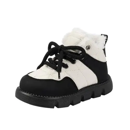 Produktbild: Sportschule Kinder 35 Water Proof Flat Keep Warm Snow Boots Comfortable Shoes Sneaker Mädchen 33 (Black, 28.5 Little Child)