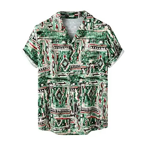 Produktbild: sportshirts Herren kurz atmungsaktiv 4XL Herren Hemden Kurzarm Bedruckt Hemden Herren karriert Hemden Herren 4XL schwarz weiß sommerhemden Herren leicht Gym Shirts sprüche