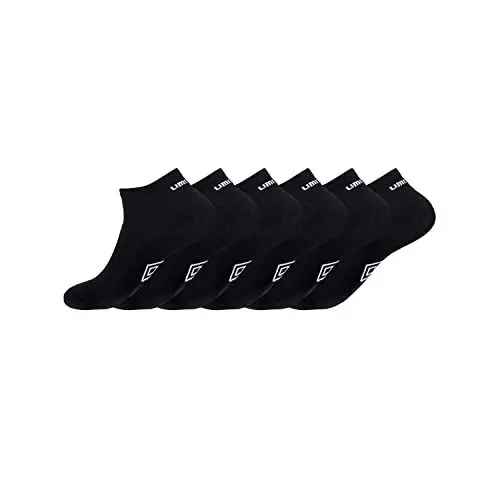 Produktbild: Sportsocken Herren Ultraweich, Socken Herren, Luftiges Netzgewebe, rutschfest (6er Pack), Schwarz, 39/42