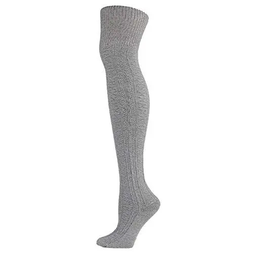 Produktbild: Sportsocken Kinder 3538 Sneaker Socken Damen 3942 Stricksocken für Erwachsene Baumwollsolide für Frauen Fashion-Strümpfe lange Socken auf den Knien Sneaker Socken Damen 3942 Weiß (Grey, One Size)