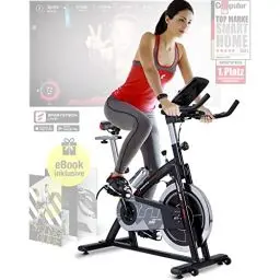 Produktbild: Sportstech Ergometer Heimtrainer mit 22KG Schwungrad & Multiplayer APP | Hometrainer Fahrrad für Zuhause | Trainingsgeräte für das Ausdauertraining | Fitness Exercise Bike SX200