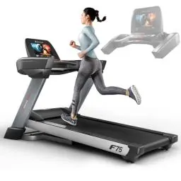 Produktbild: Sportstech F75 Profi Laufband für Zuhause klappbar | Deutsche Qualitätsmarke | 18% Steigung, große Lauffläche & Android 15,6“ Display | bis 20km/h und 7PS | WiFi, USB & MP3 | bis 200kg Nutzergewicht