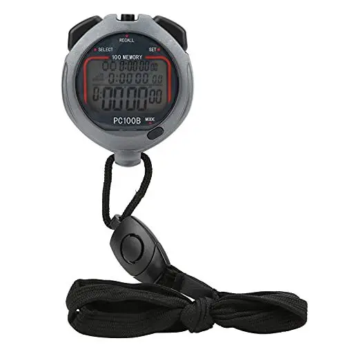 Produktbild: Sport-Stoppuhr-Timer, digitaler Sport-Stoppuhr-Timer, Handheld-Chronograph, Digitale Stoppuhr für Lauftrainer und Schiedsrichter