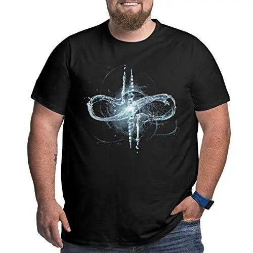 Produktbild: Sportswear Herren Kurzarmhemd, Mens Big Size Particular Devin Townsend T-Shirt Black