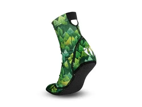 Produktbild: SportVerbindet Beachvolleyball Socken mit Kevlar Sohlen, langlebig und bequem, Beach Socken Beachsocks Volleyballsocken Strandsocken Sandfußball Herren und Damen, Neopren Kevlar Lycra