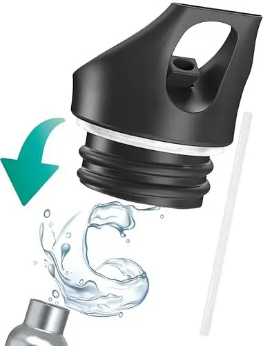 Produktbild: Sportverschluss | Klappverschluss für Weithalsflaschen, Sports Cap von freigeist kompatibel mit z.B: Klean Kanteen, Bambaw, Blockhütte etc.