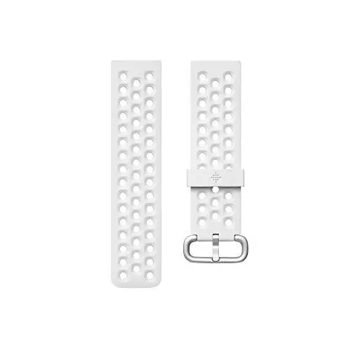 Produktbild: Sport-Zubehörarmband für Fitbit Versa 2 Frostweiß, Groß