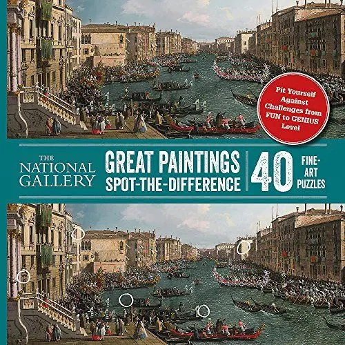 Produktbild: Spot-the-Difference: National Gallery Spot-The-Difference: Great Paintings: 40 fine arts puzzles