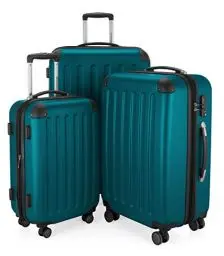 Produktbild: HAUPTSTADTKOFFER - SPREE - 3er Trolley-Set Rollkoffer Reisekoffer, (S, M und L) Koffer-Set, 4 Doppel-Rollen, , Aqua Grün