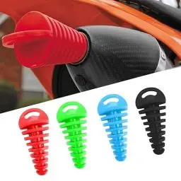 Produktbild: SPRHR 4 Stück Auspuffstopfen Motorrad, Schalldämpfer Auspuff Waschstopfen, Motorrad Schalldämpfer Endrohr, Angepasst an die Meisten Motorräder und Zweitakt Fahrräder (15–37 MM)