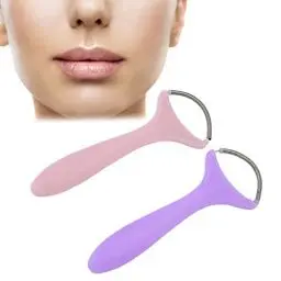 Produktbild: Spring Gesichtshaarentferner, tragbarer Edelstahl-Feder-Epilierer, Gesichts-Epilierer, Haarradierer für Damen, Oberlippe, Kinn, Wangen, Edelstahl und Kunststoff