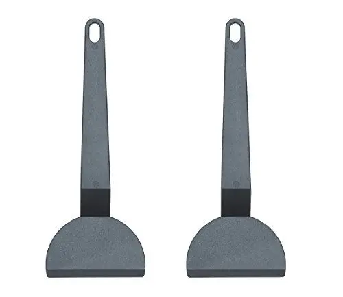 Produktbild: Spring Raclette Schaber Set 2-tlg, hochwertiges Kunststoff Spachtel Set, Raclette Schaber passend zu Spring PIZZARACLETTE Raclette Gerät, Hitzebeständig, Spatel für Raclette
