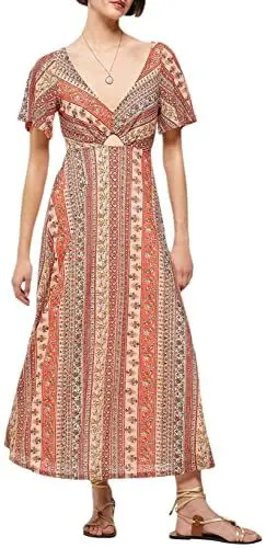 Produktbild: Springfield Damen Modern Kleid, granatrot, Large