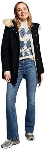 Produktbild: Springfield Damen Trenca Sorona wasserabweisend Mantel, Navy, 38