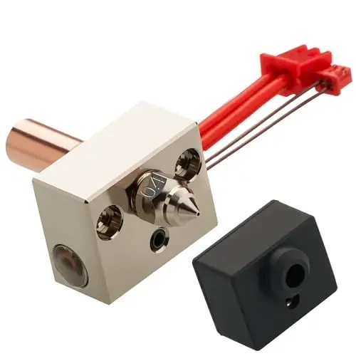 Produktbild: Sprite Extruder Hotend Heizblock Kit - Ender 3 S1 Heizblock Kit Upgrade 300°C mit Bimetall Heatbreak, Plated Copper Heater Block and Düse für Ender 3 S1, Ender3 S1 Pro/Plus, CR10 Smart Pro 3d Drucker