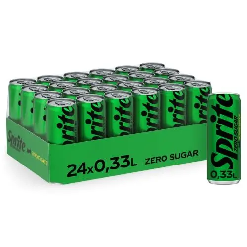 Produktbild: Sprite Zero Sugar, Maximale Erfrischung mit Limetten und Zitronen Geschmack ohne Zucker, Limo, EINWEG Dose (24 x 330ml)