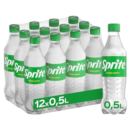 Produktbild: Sprite , Maximale Erfrischung mit Limetten und Zitronen Geschmack in praktischen Flaschen , 12 x 500 ml Einweg Flaschen