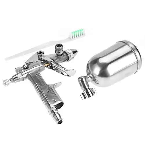 Produktbild: Spritzpistole Professionelle 0,5mm Düse 125ml Mini Pneumatische Spritzpistole Farbspritzgerät Airbrush Malerei Tool Kit Für Auto malerei Reparatur