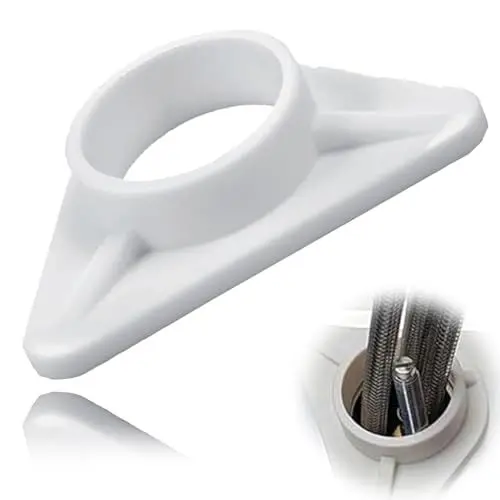 Produktbild: Spülenverstärkung Stabilisator, 360° Drehbar Küchenarmatur für Armaturen Auf Dünnwandigen Edelstahlspülen, Kunststoff, Weiß, aus ABS, mit Ø 36 mm