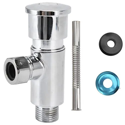 Produktbild: Spülventil, Urinal-Spülventil, Zinklegierung, Manuelle Zeitverzögerung, Spülventil, Druckknopf, Wassertankventil, Urinal Ausgesetzt