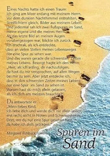 Produktbild: Spuren im Sand, 12 Postkarten