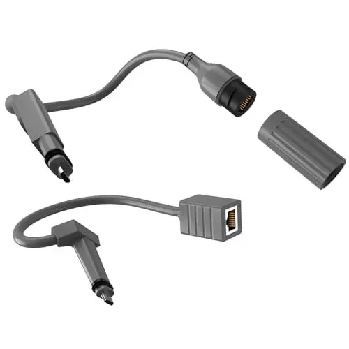 Produktbild: SPX-zu-RJ45-Adapterkabel, für Starlink-Kabel 1200 Mbit/s, RJ45 1 RJ 2-Stecker-Verlängerungsadapter für Satellitenschüssel