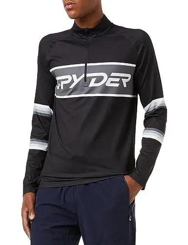 Produktbild: Spyder Herren Standard Premier Zip T-Neck, Schwarz, X-Large