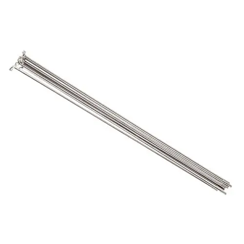 Produktbild: 10 Sätze 14G Fahrradspeichen, Edelstahl-Fahrradreparaturteile Fahrradspeichen mit Kappe für Road Mountain Downhill MTB-Rad (270mm)