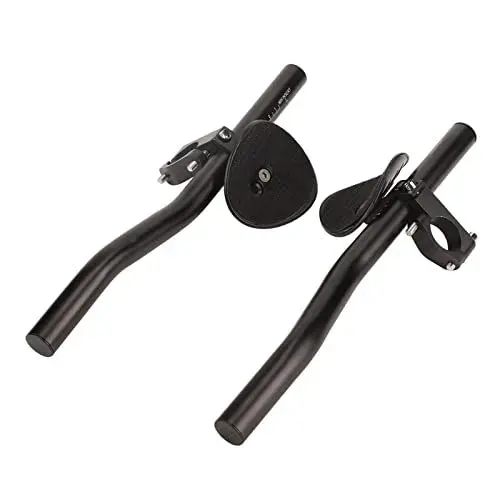 Produktbild: SPYMINNPOO 2 STÜCKE Fahrrad Aero Lenker, Mountainbike Rest Lenker Fahrrad Rest Lenker Armlehne Lenker Aluminiumlegierung Rennrad TT Griff für Mountainbike Rennrad Radfahren Fahrradzubehör