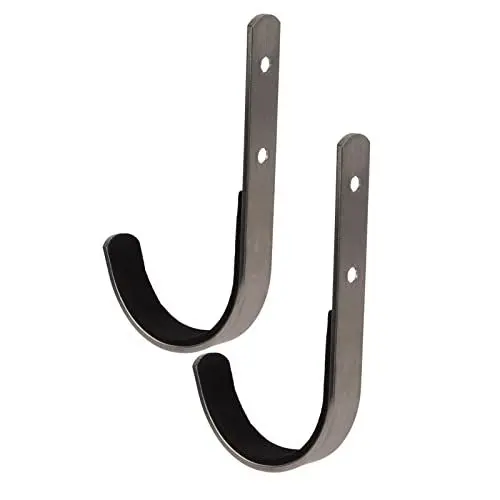 Produktbild: SPYMINNPOO 2 X Metall Gewehrhalter und Schrotflintenhaken, Gewehraufhänger, Wandhalterung, J-Haken, Wandhaken für Bogenschießen Sportinggoods Jagdausrüstung Sportinggoods Jagdausrüstung