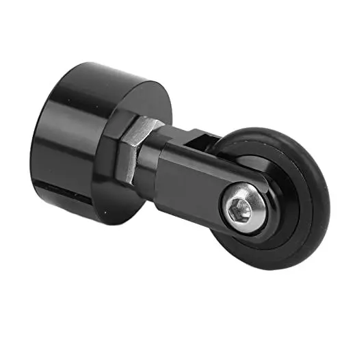 Produktbild: SPYMINNPOO Aluminiumlegierung, CNC-Bearbeitung, Faltbares Fahrradsitzrohr-Schubrad, Lagerstrukturdesign, Hohe Leistung, Einfache Bedienung, Schwarz, Rot, ca. 28–32 Mm Rundes Sitzrohr (Black)