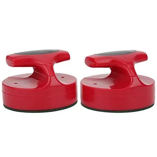 Produktbild: SPYMINNPOO Desktop Sport Brettspiel, Gro?es 94 mm Slider Pusher Set Rot Tischhockey Spiel Slider Pusher Set Air Hockey mit 4 Pucks Zubeh?r Spielzimmerspiele Freizeitsport Schach, Freizeitsport