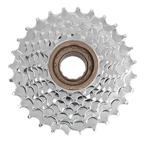 Produktbild: SPYMINNPOO Fahrradkassette, Mountainbike Rotierendes Schwungrad Teil Fahrrad Schwungrad Fahrrad Freilauf 9 Gänge 13T Bis 32T Silber Radfahren Getriebesatz