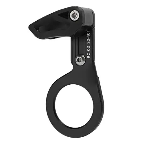 Produktbild: SPYMINNPOO Mountainbike Kettenführung Kettenabweiser Fahrrad Kettenführung Direct Mount Kettenblattschutz für Rennrad(Schwarz) Radfahren Fahrräder Und Ersatzteile