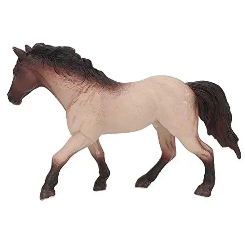 Produktbild: SPYMINNPOO Pferde Figuren, Simulation Solide Horse Club Tiermodell Spielzeug Lernspielzeug für Mädchen und Jungen Schleich Pferde Set (Tennessee White Horse)