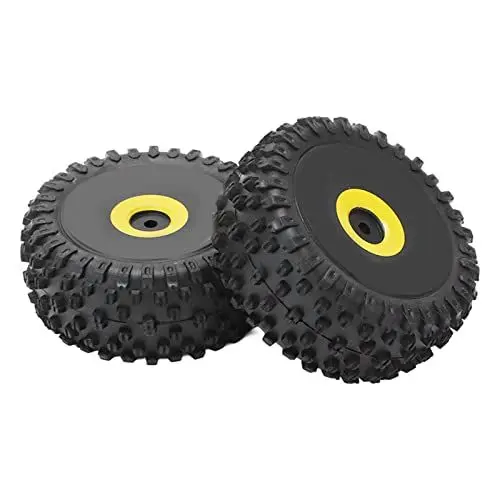 Produktbild: SPYMINNPOO RC-Hinterreifen, 2 Stück, Weicher Gummireifen, RC-Fahrzeugreparatur, Ersatzteile, Kompatibel mit WLToys 144010 1/14 RC-Autos